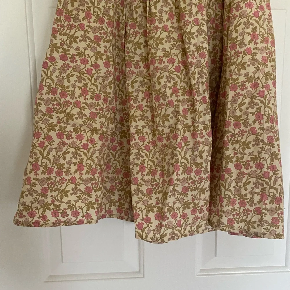 Rylee + Cru Floral Mini Dress in Pink and Cream - Picture 4 of 5